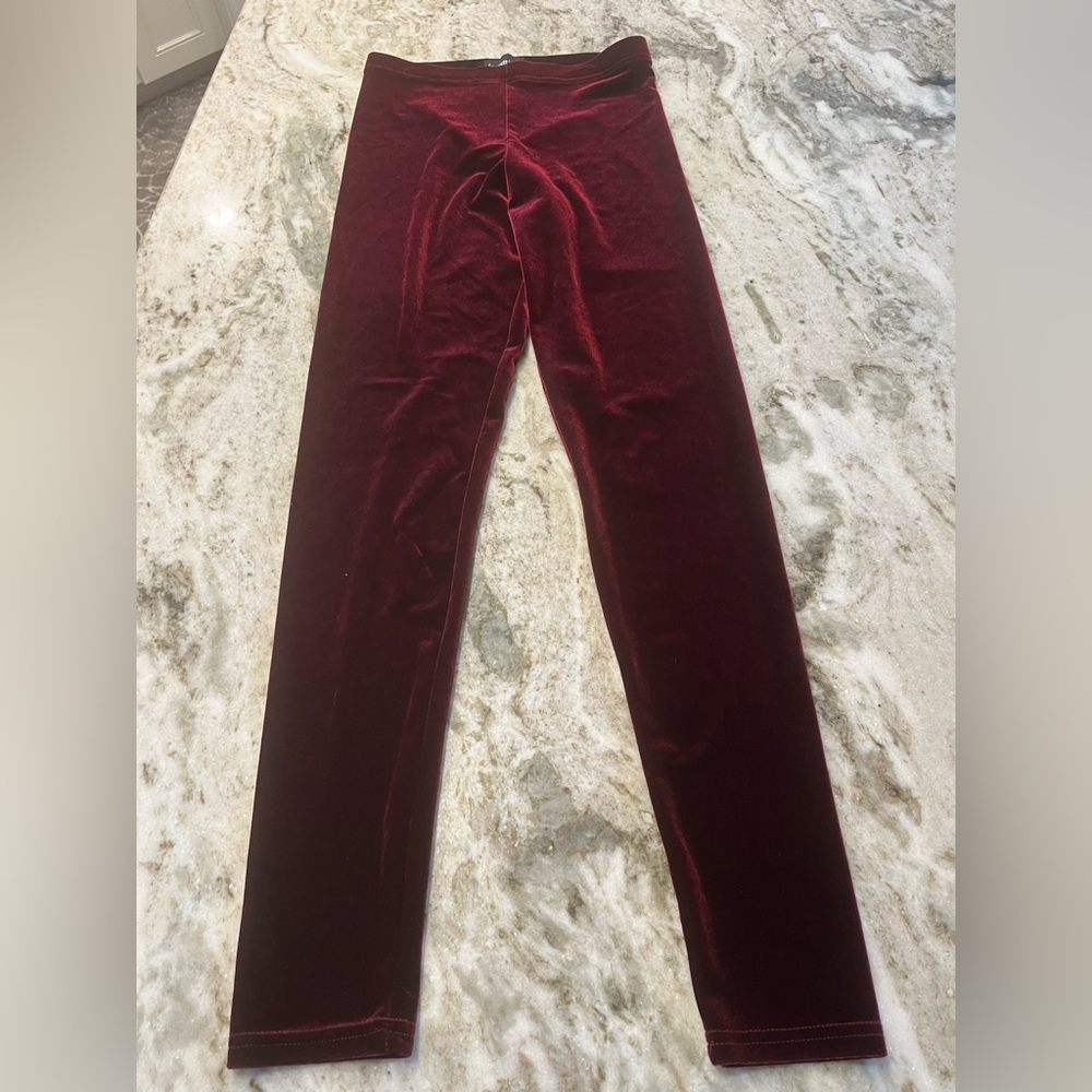 Insanity velour red alternative/emo pants‎ size XS